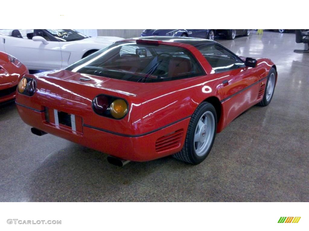 1990 Corvette Callaway Coupe - Bright Red / Red photo #4