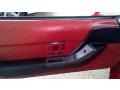 Red 1990 Chevrolet Corvette Callaway Coupe Door Panel