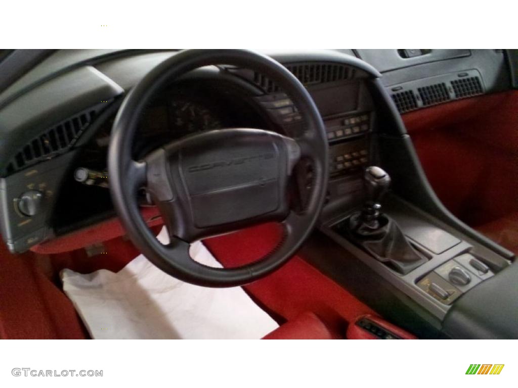 1990 Corvette Callaway Coupe - Bright Red / Red photo #12