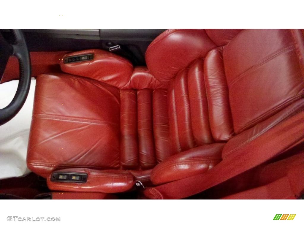 1990 Corvette Callaway Coupe - Bright Red / Red photo #15