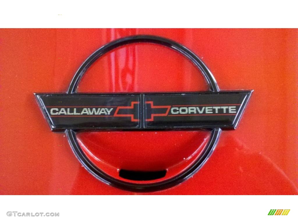 1990 Chevrolet Corvette Callaway Coupe Marks and Logos Photo #42542105