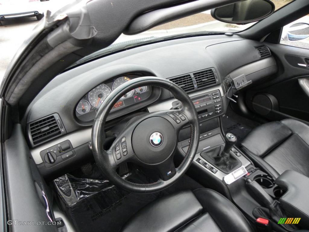 2002 M3 Convertible - Titanium Silver Metallic / Black photo #3