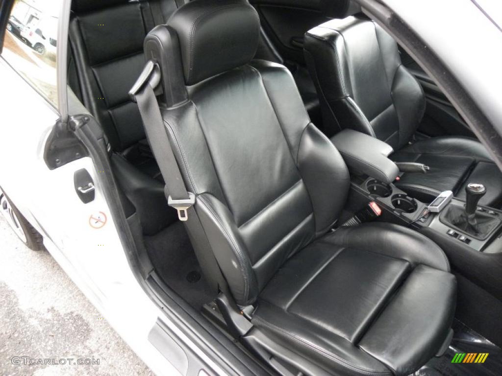 Black Interior 2002 BMW M3 Convertible Photo #42542217