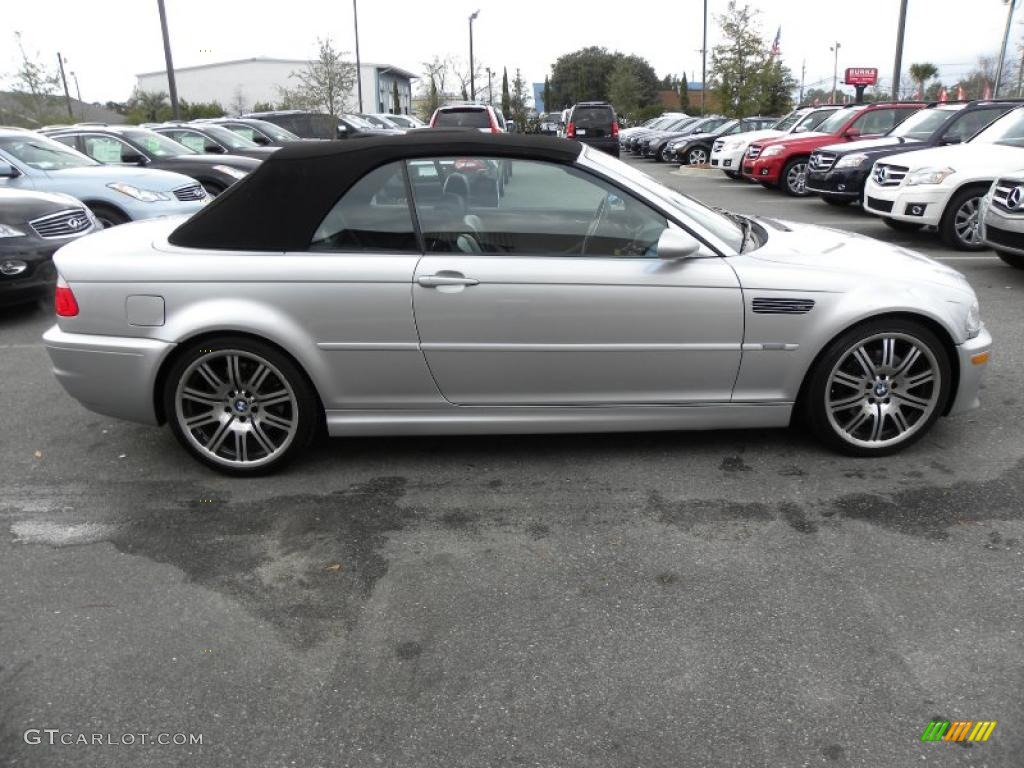 Titanium Silver Metallic 2002 BMW M3 Convertible Exterior Photo #42542249