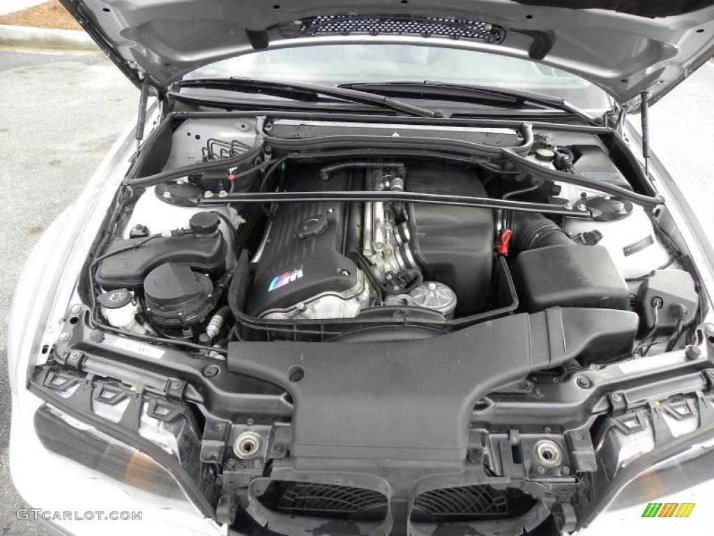2002 BMW M3 Convertible 3.2 Liter DOHC 24-Valve VVT Inline 6 Cylinder Engine Photo #42542337