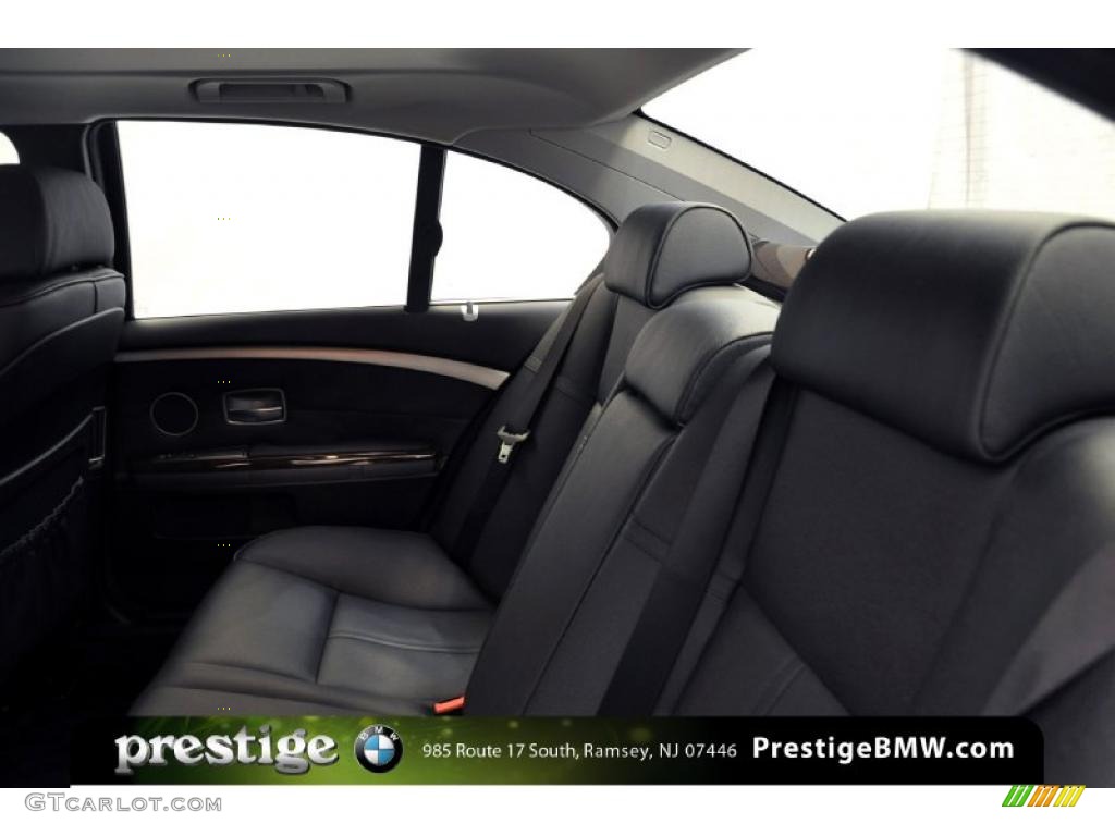 2008 7 Series 750i Sedan - Titanium Grey Metallic / Black photo #11