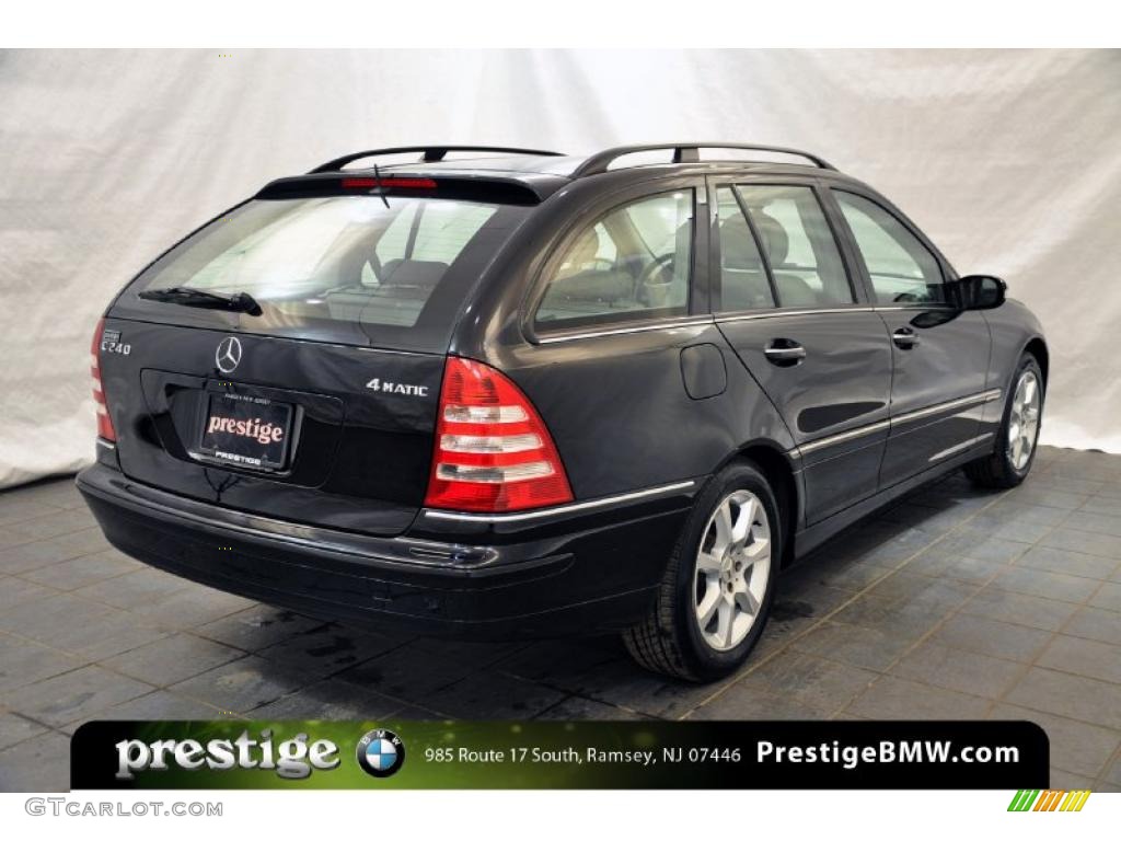 2005 C 240 4Matic Wagon - Black / Ash photo #2