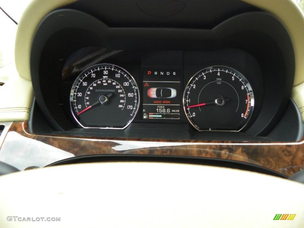 2010 Jaguar XK XKR Convertible Gauges Photo #42543877