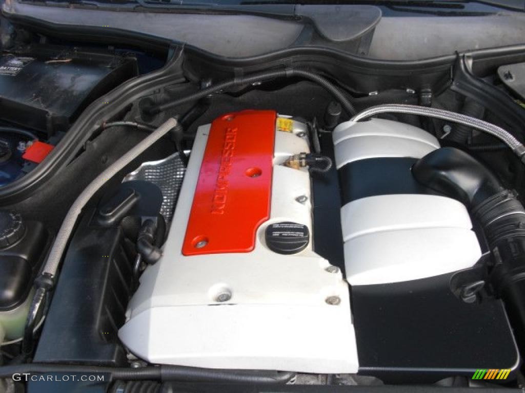 2002 Mercedes-Benz C 230 Kompressor Coupe 2.3 Liter Supercharged DOHC 16-Valve 4 Cylinder Engine Photo #42543969