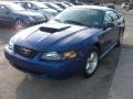 2004 Sonic Blue Metallic Ford Mustang V6 Coupe  photo #3
