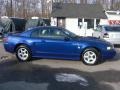 2004 Sonic Blue Metallic Ford Mustang V6 Coupe  photo #7