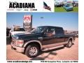 Black 2008 Ford F250 Super Duty King Ranch Crew Cab