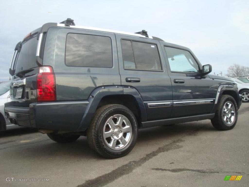 2007 Commander Limited 4x4 - Steel Blue Metallic / Dark Slate Gray/Light Graystone photo #5