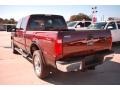 2009 Royal Red Metallic Ford F250 Super Duty Lariat Crew Cab 4x4  photo #3