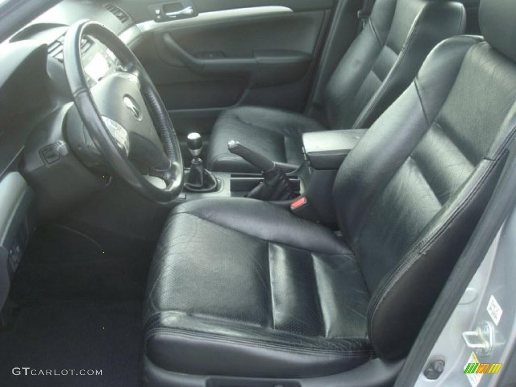 Ebony Interior 2004 Acura TSX Sedan Photo #42547233