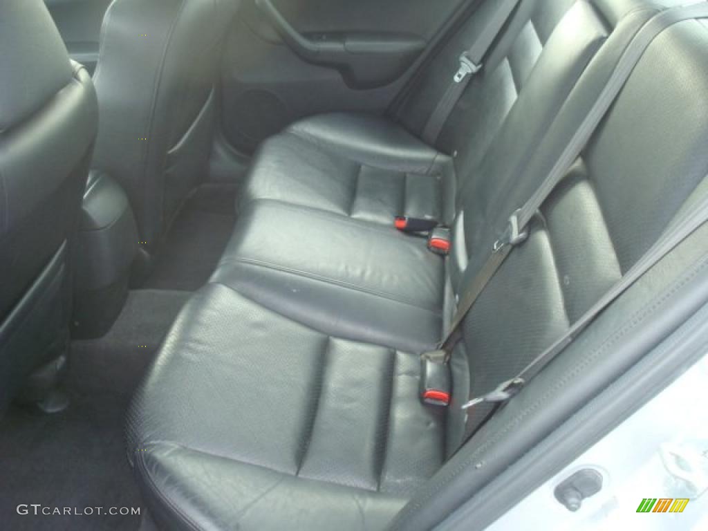 Ebony Interior 2004 Acura TSX Sedan Photo #42547245