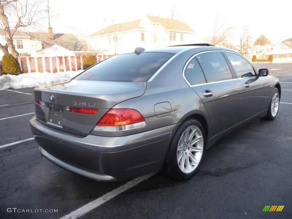 2005 7 Series 745Li Sedan - Titanium Grey Metallic / Dark Beige/Beige III photo #3