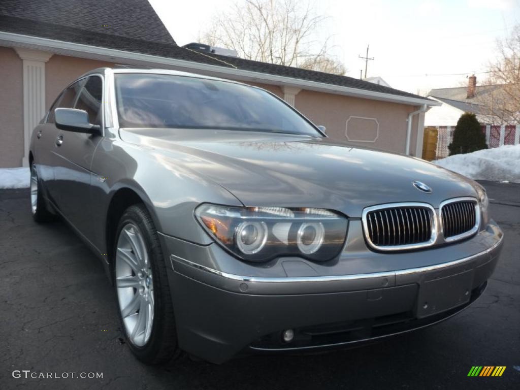 2005 7 Series 745Li Sedan - Titanium Grey Metallic / Dark Beige/Beige III photo #13