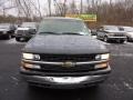 2000 Indigo Blue Metallic Chevrolet Silverado 1500 LS Regular Cab 4x4  photo #2