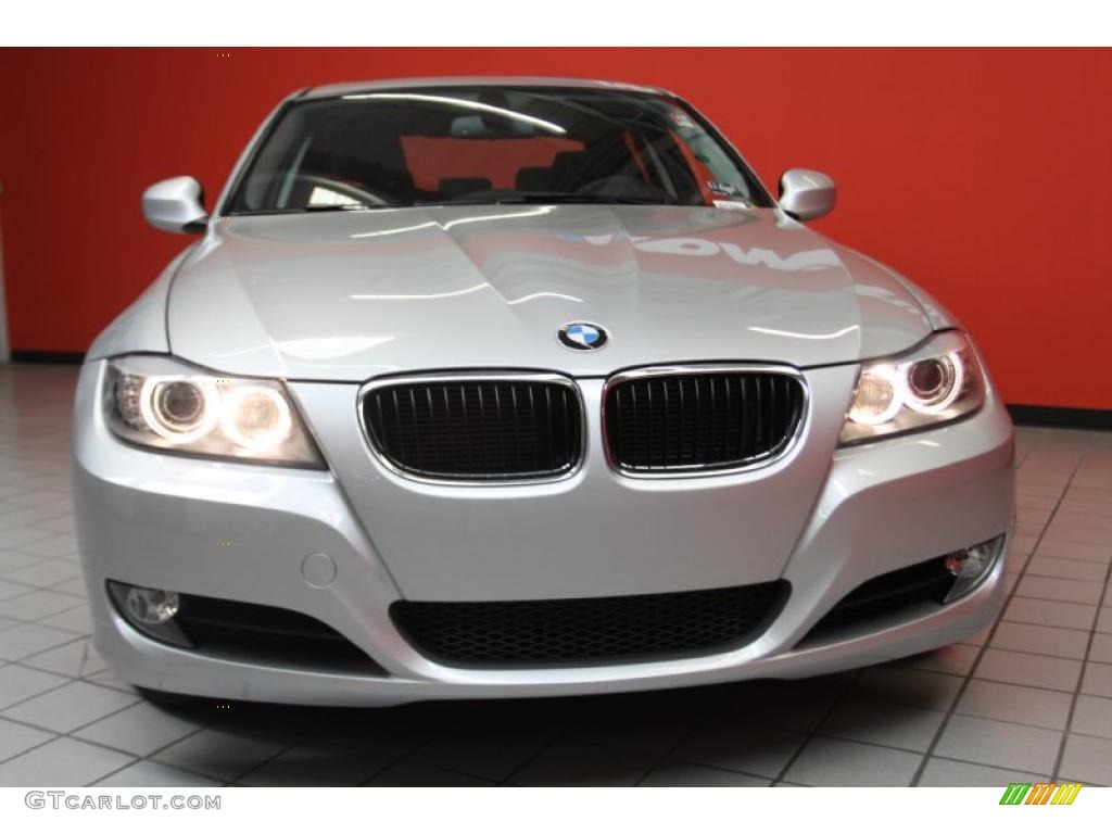 2011 3 Series 328i Sedan - Titanium Silver Metallic / Black photo #2