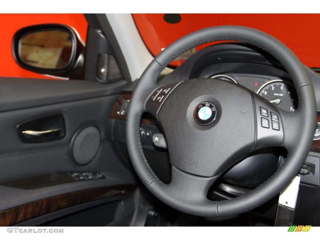 2011 3 Series 328i Sedan - Titanium Silver Metallic / Black photo #9