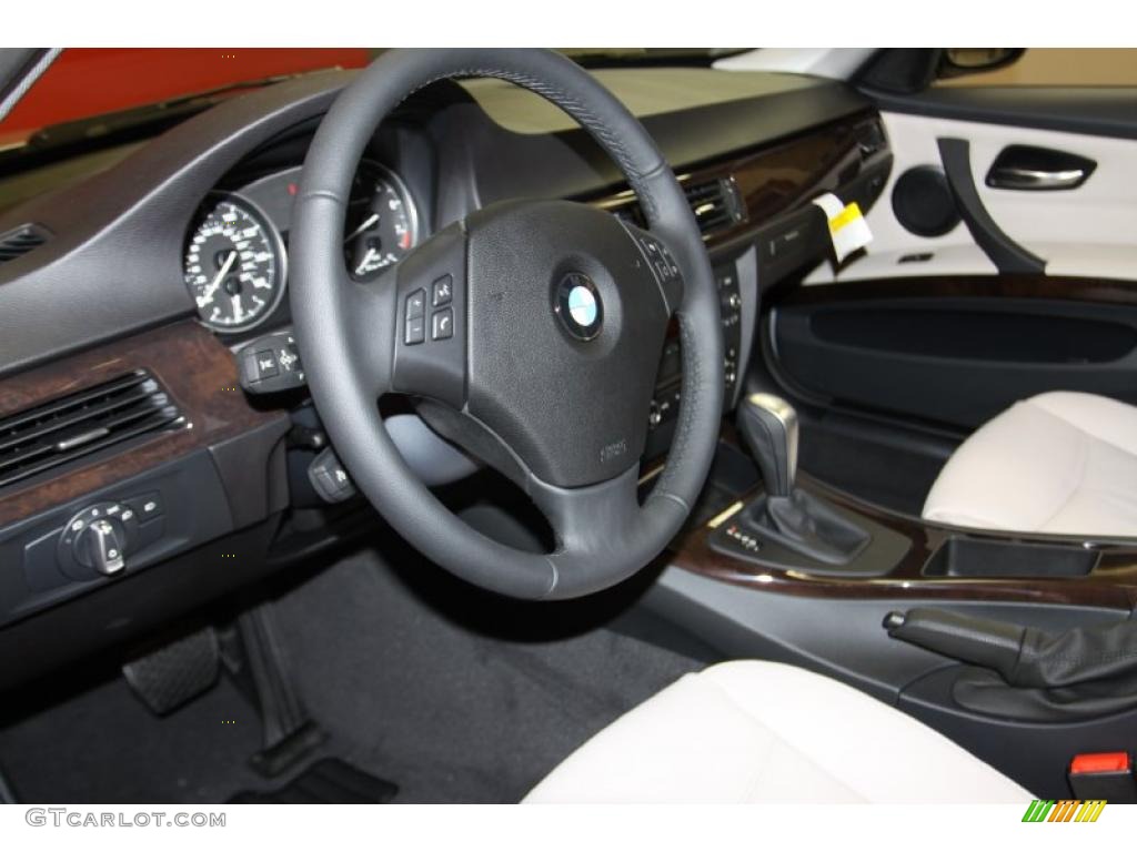 2011 3 Series 328i Sedan - Titanium Silver Metallic / Oyster/Black Dakota Leather photo #8