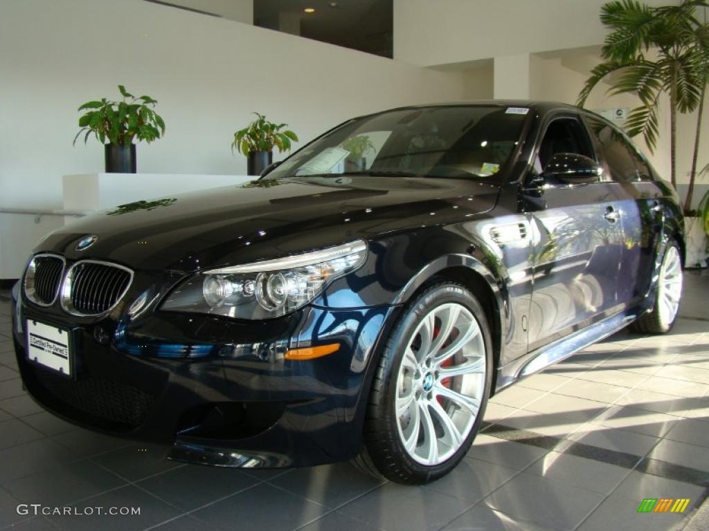 2010 M5  - Carbon Black Metallic / Black Merino Leather photo #1