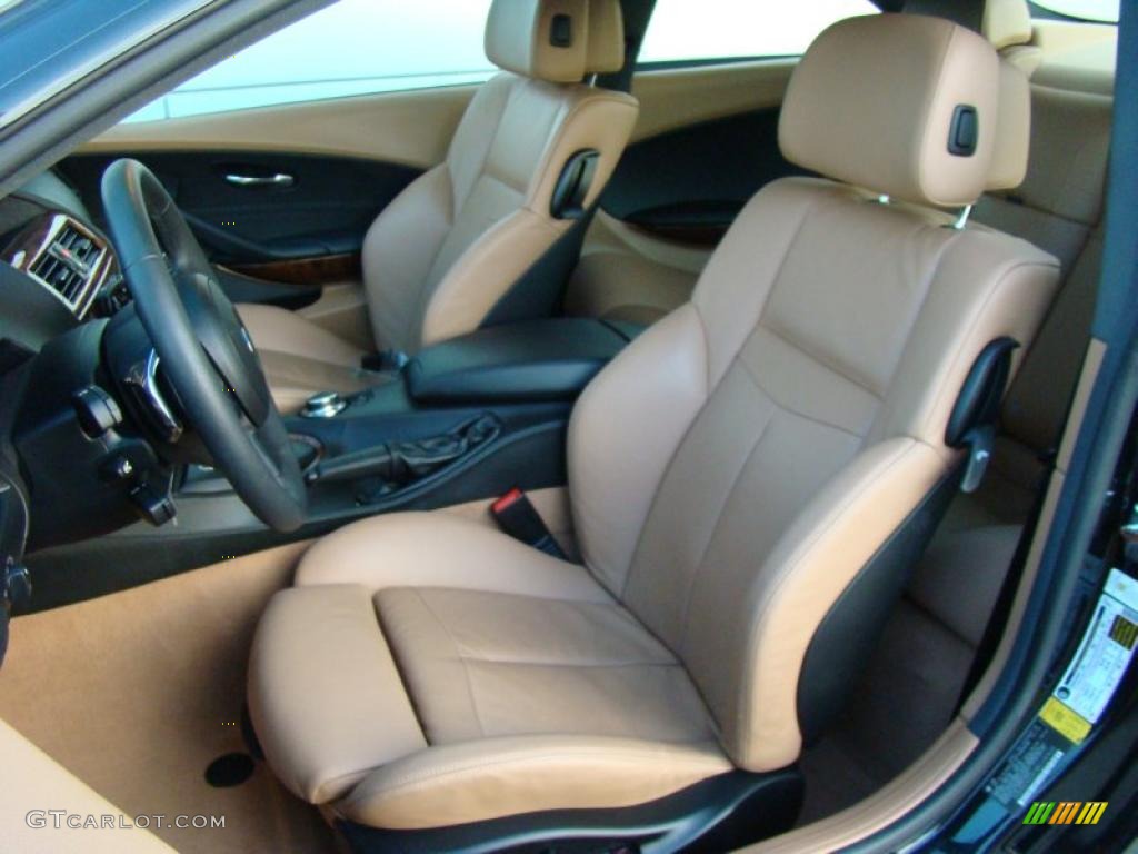 Saddle Brown Interior 2008 BMW 6 Series 650i Coupe Photo #42554509