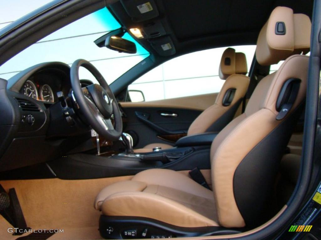 Saddle Brown Interior 2008 BMW 6 Series 650i Coupe Photo #42554517