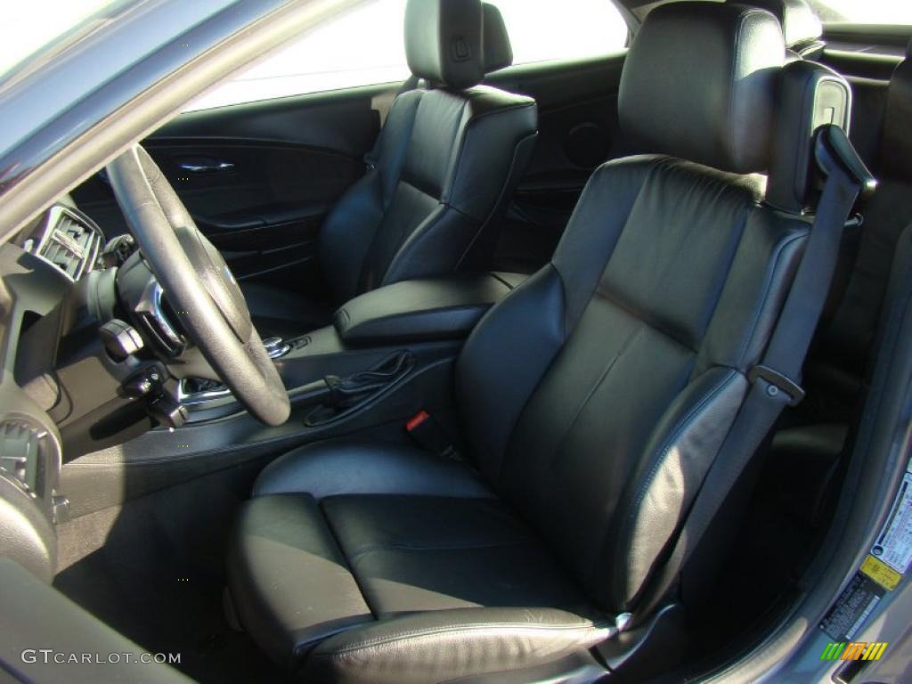 2008 6 Series 650i Convertible - Stratus Grey Metallic / Black photo #9