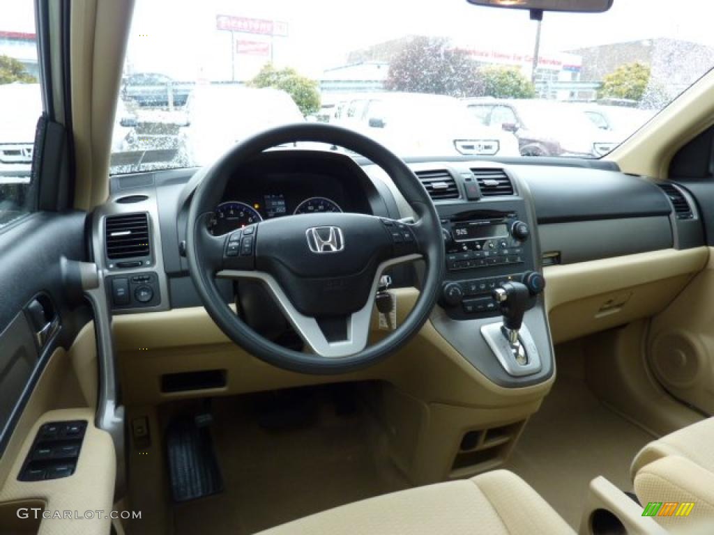 2008 CR-V EX 4WD - Borrego Beige Metallic / Ivory photo #10