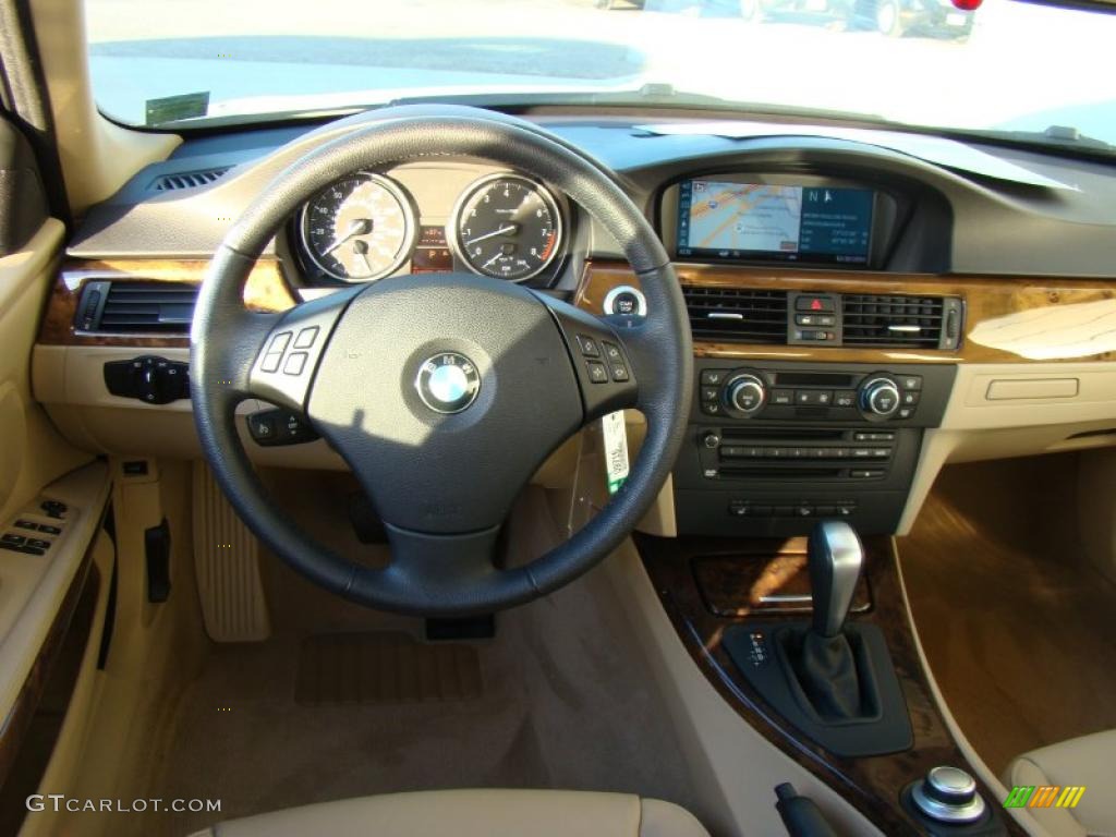 2008 3 Series 335xi Sedan - Alpine White / Beige photo #12