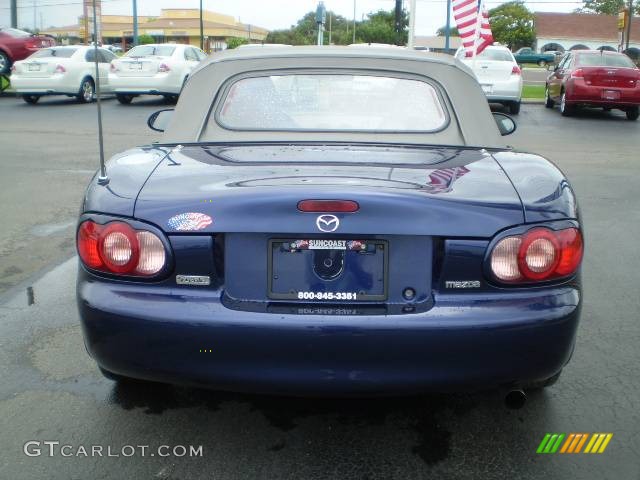 2003 MX-5 Miata Special Edition Roadster - Strato Blue Mica / Gray photo #4