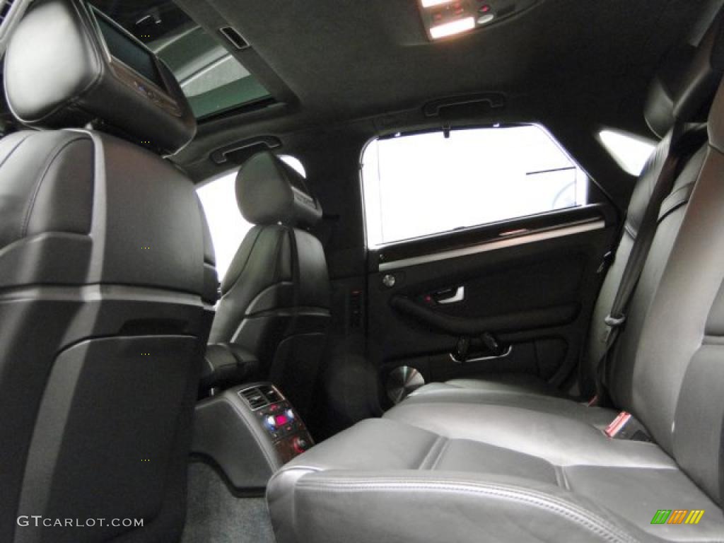 Black Interior 2008 Audi S8 5.2 quattro Photo #42557961