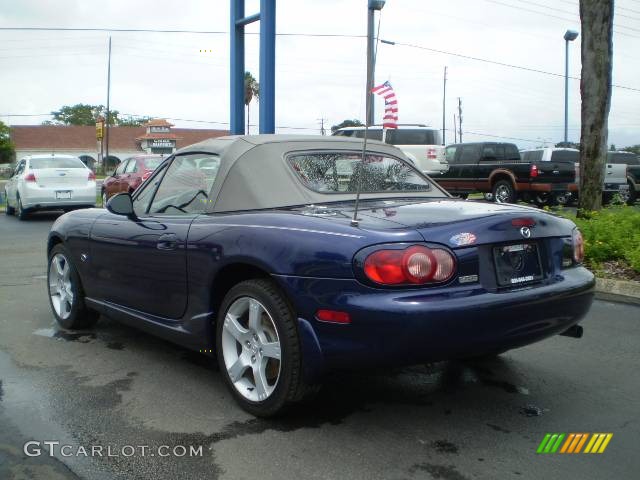 2003 MX-5 Miata Special Edition Roadster - Strato Blue Mica / Gray photo #5