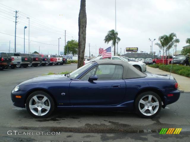 2003 MX-5 Miata Special Edition Roadster - Strato Blue Mica / Gray photo #6