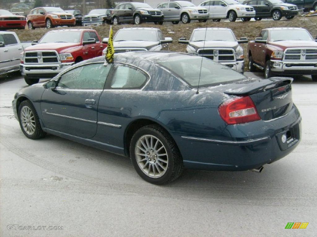 2003 Sebring LXi Coupe - Steel Blue Pearlcoat / Dark Taupe/Medium Taupe photo #3