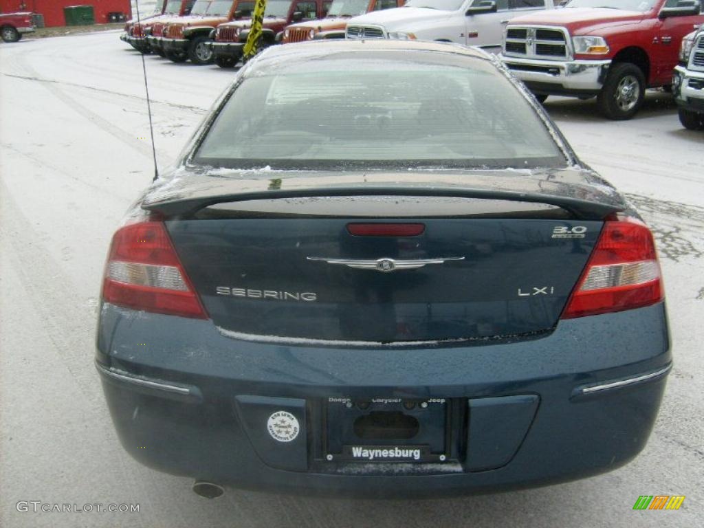 2003 Sebring LXi Coupe - Steel Blue Pearlcoat / Dark Taupe/Medium Taupe photo #4