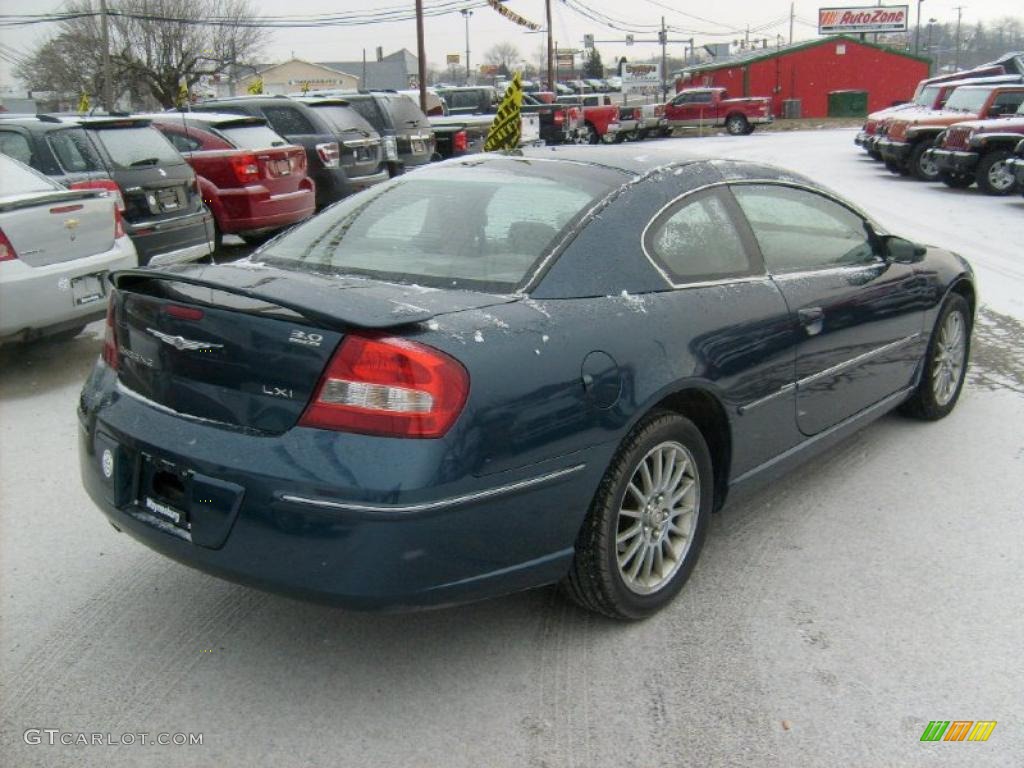 2003 Sebring LXi Coupe - Steel Blue Pearlcoat / Dark Taupe/Medium Taupe photo #5