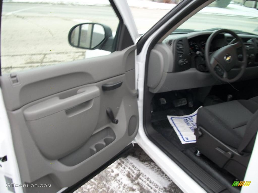 2011 Silverado 1500 LS Regular Cab 4x4 - Summit White / Dark Titanium photo #17