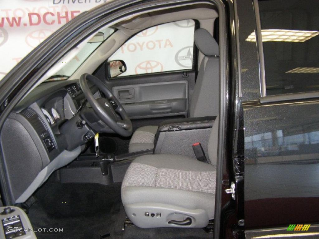 Dark Slate Gray/Medium Slate Gray Interior 2010 Dodge Dakota Big Horn Crew Cab 4x4 Photo #42559850