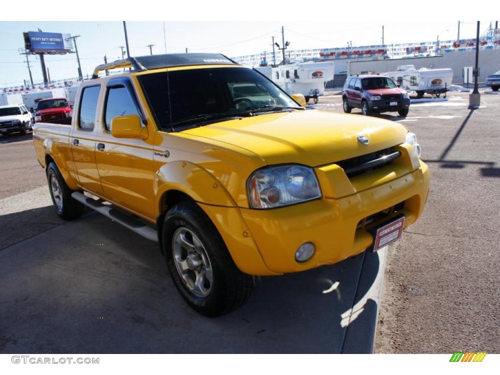 Solar Yellow Nissan Frontier