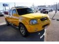 2002 Solar Yellow Nissan Frontier SC Crew Cab 4x4  photo #1