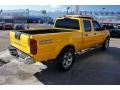 2002 Solar Yellow Nissan Frontier SC Crew Cab 4x4  photo #2