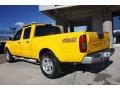 2002 Solar Yellow Nissan Frontier SC Crew Cab 4x4  photo #3