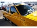 2002 Solar Yellow Nissan Frontier SC Crew Cab 4x4  photo #16