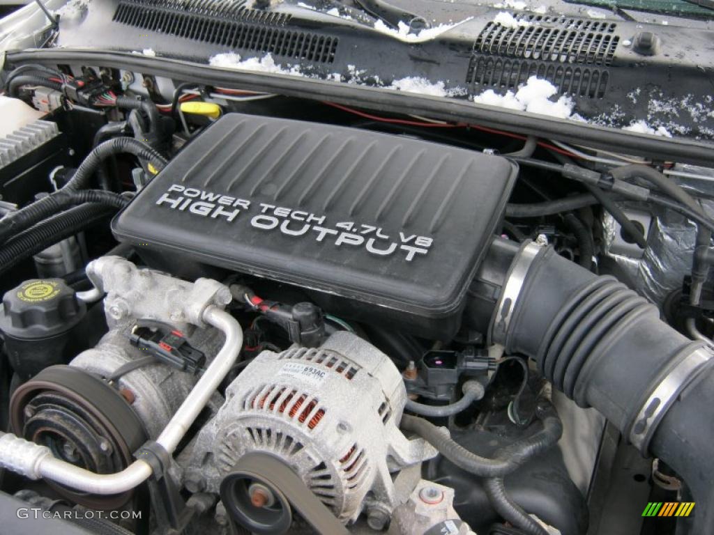 2004 Jeep Grand Cherokee Overland 4x4 4.7 Liter SOHC 16V V8 Engine Photo #42561157