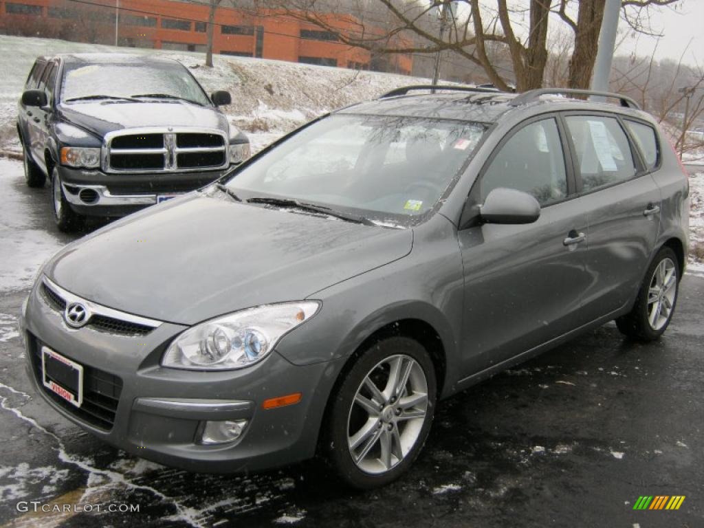 2010 Elantra Touring SE - Carbon Gray Mist / Black photo #1