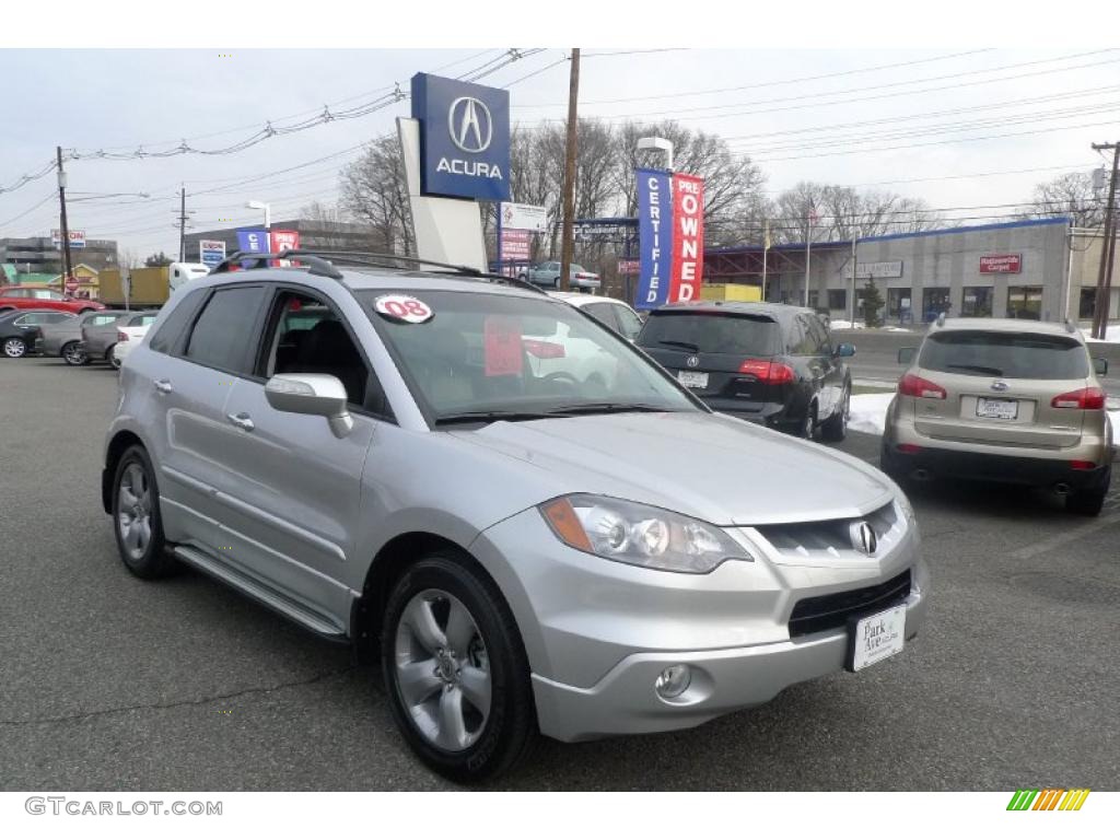 2008 RDX Technology - Alabaster Silver Metallic / Ebony photo #1