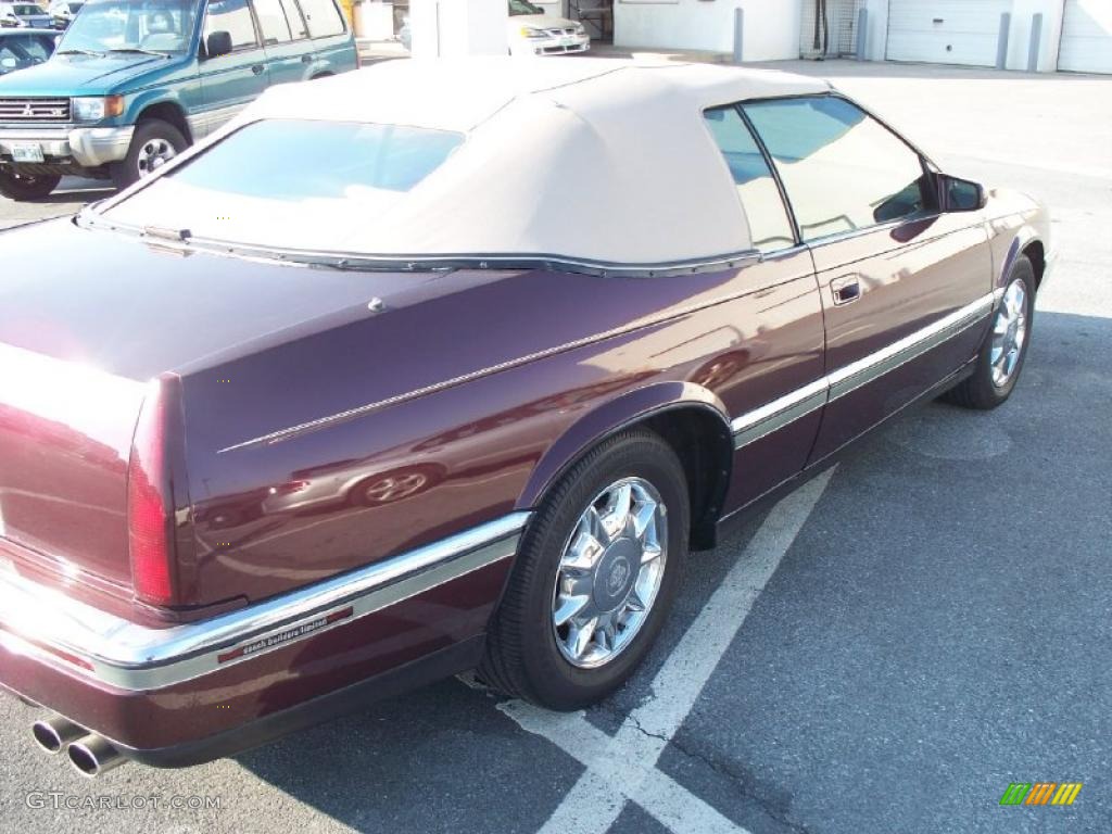 1993 Eldorado Touring Coach Builders Limited Convertible - Dark Garnet Red Metallic / Tan photo #4